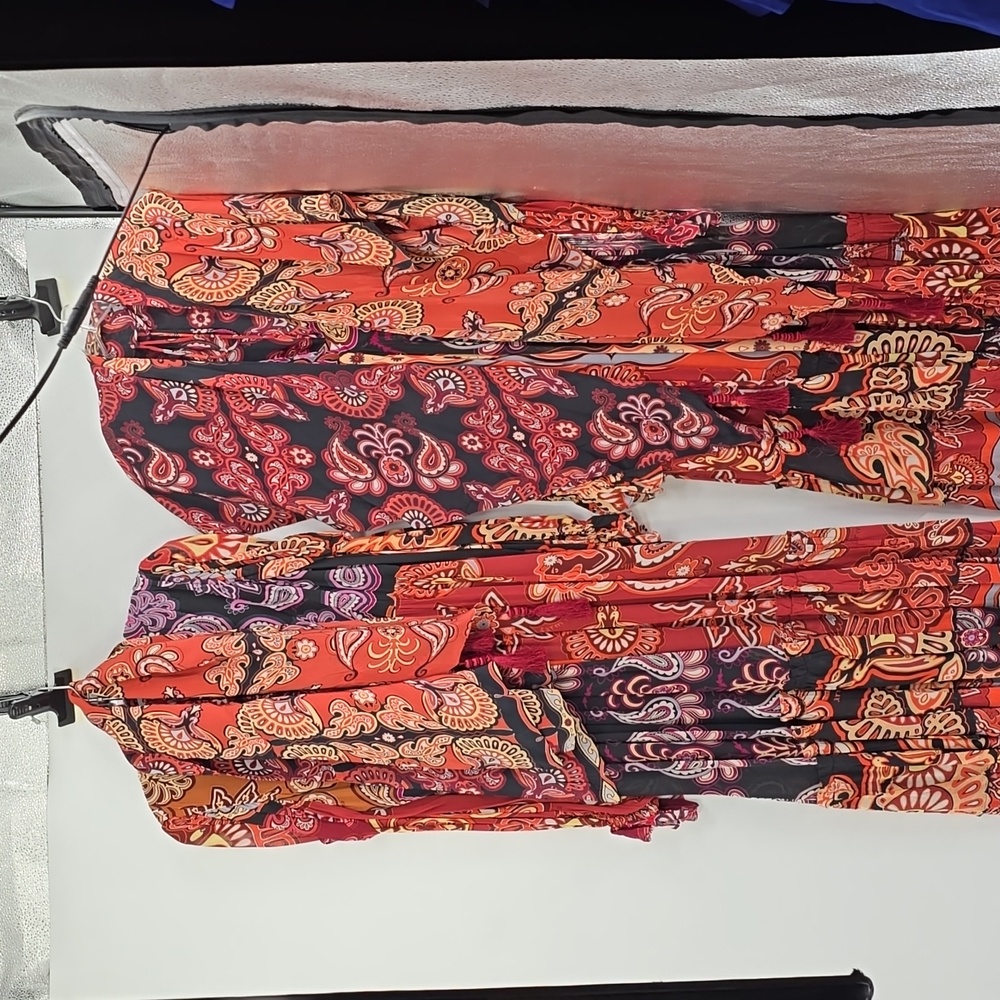 Farm rio SWEET MERMAIDS‎ V NECKLINE MAXI DRESS - Picture 12 of 16